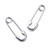 Cute Sterling Silver Safety Pin Small Hoop Earrings for Women Teen Girls Cartilage Black Hoops silver 30mm Cute Sterling Silver Safety Pin Small Hoop Earrings for Women Teen Girls Cartilage Black Hoops silver 30mm