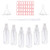 Spray Bottles Clear Empty Fine Mist 2oz50ml Plastic Mini Travel Bottle Set Small Refillable Liquid Containers 6 Pack