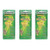Dixon Ticonderoga Tri-Write Triangular Standard Size #2 Pencils, Set of 8, Yellow (Pack of 3)