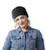 Screamer Womens Fleece Rollup Hat Black One Size