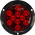 SeaSense Round Tail Light Flanged LED