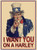 Uncle Sam I Want You HarleyDavidson Sign
