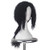 iCos iCos 70s 80s Punk Retro Heavy Metal Wig Mens Long Curly Fluffy Hair Cosplay Costume Wig Black