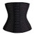 Everbellus Breathable Latex Corset Training Waist Cincher for Women 2XL Black