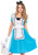 Leg Avenue Womens Classic Alice BlueWhite XLarge