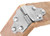 8 Pc Stake Trailer Rack Corner Connector Body Utility Wood Side Bracket Panel Gate Side Latch