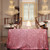 PartyDelight Sequin Tablecloth Sequin Table Overlay Square 50x50 Fuchsia Pink