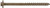 Simpson StrongTie SDWH19300DBR50 3 Structural Wood Screw Exterior 50ct