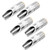HEEPDD 5PCS Stainless Steel Copper Cap Automatic Pig Nipple Water Drinker Feeder Waterer Copper Cap Duckbilled Poultry Watering System for Sows Piglets Drinking