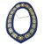 deDecoml Masonic Past Master Chain Collar Gold Plated Blue Backing