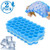 2 Pack Silicone with Lid Ice Cube Tray Silicone Mini Ice Cube Trays Flexible 74Ice Trays BPA Free for Whiskey Cocktail Stackable Flexible Safe Ice Cube Molds