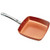 Copper Chef 95 Inch Square Frying Pan Skillet with Ceramic Non Stick Coating Perfect CookwareForSaute And Grill