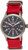 Timex Mens TW4B04500 Expedition Scout Red Nylon SlipThru Strap Watch