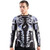 Fusion Fight Gear Terminator 2 Endoskeleton BJJ Rash Guard Compression Shirt L