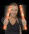 blinkee Orange LED Foam Cheer Sticks by