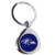 Siskiyou NFL Baltimore Ravens Round Teardrop Key Chain Metal