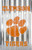 HangTime Clemson Tigers Corrugated Sign 12 x 18 Embossed