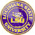 LSU Tigers 12 Inch Embossed Metal Nostalgia Circular Sign
