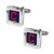 MLB Cleveland Indians Square Cuff Links