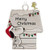 Hallmark Peanuts Snoopy and Woodstock Charmers Merry Christmas Metal Ornament
