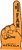 Rico Industries NFL Cincinnati Bengals 1 Fan Flat Foam Finger