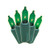 Brite Star 100 Count Mini String to String Lights, Green Wire, Green