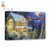 Canvas Wall Art Painting Led Artwork for Living Kids Room Bedroom Office Wall Decoration Scenery Framed Picture Decor Panel Ready to Hang Christmas Style1575X118