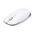 Sanhoton Bluetooth Mouse Wireless Portable Whisper-Quiet Mice Adjustable DPI for PC Mac Notebook Computer Macbook Laptop Android Tablet(White Silver)