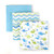 Tadpoles S/3 Muslin Receiving Blankets Dino, Blue, One-Size