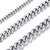 Richsteel Stainless Steel Chunky Chain Necklace 20 Inch Miami Cuban Link Chains Hip Hop Jewelry for Men Women