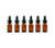 6PCS 10ml033oz Empty Refillable Amber Glass Essential Oil Dropper Bottles Cosmetic Sample Container Makeup Vial Jars With Glass Eye Dropper and Black Rubber Caps for Perfume Liquid Aromatherapy