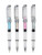 Ranvi 4 PCS Wing Sung 3008 Piston Fountain Pen EF Extra Fine NibTransparent Diversity Color Sliver Trim Set