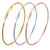 Large Big Gold Hoop Earrings  14K Gold Rose Gold Plated Stainless Steel Thick Hoop Earrings Hypoallergenic Medium Silver Hoop Earrings Loop Earrings Gold Large Hoop Earrings for Women 50mm