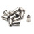 FarBoat 12Pcs Through Body String Mounting Ferrules Accessories for Guitar ReplacementSilver