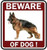MAMA STICKER Bumper Attention Beware of Dog German Shepherd Square Decal Symbol Sign Safety Security Warning Alert Wall Home Fence House BARK Bike Animals Back Truck Van SUV Window Scrapbook
