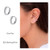 925 Sterling Silver Small Hoop Earrings Cubic Zirconia Cartilage Earring Earing Piercing Earrings Ear Cuff Huggie Tiny Hoops Earrings for Women Girls Men