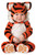 InCharacter Tiger Tot Infant Costume Medium 1218 Orange