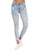 Resfeber Womens Ripped Boyfriend Jeans Cute Distressed Jeans Stretch Skinny Jeans with Hole