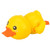 NEXTAKE Kids Bath Toy Windup Swimming Duckling Clockwork Bathtub Toy Water Toy for Toddlers Yellow
