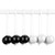 Xing-Rui Ladder Toss Ball Replacement Ladder Balls Bolos Bolas Ladder Golf with Real Golf Balls?White and Black