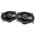 Hifonics ZS46CX Zeus Coaxial Car Speakers Black Pair  4x6 Inch Coaxial Speakers 200 Watt 2Way Car Audio Passive Crossover Sound System Grills Not Included