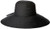 San Diego Hat Company Womens 5inch Brim Sun Hat with Braid Self Tie Black One Size