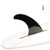 DORSAL Surf  SUP Fin  No Tool Fin Screw  Center Fin for Longboard Surfboard  Paddleboard 10 InchBlack