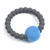 Chewbeads Mercer Rattle  Stormy Grey