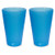 Silipint Silicone Pint Glass Set Patented Shatterproof Unbreakable Silicone Cup Drinkware 2Pack Bend Blue