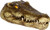 Trademark Innovations 11 Fake Alligator Head Pool Float Blue Heron Decoy for Ponds and Water Features