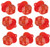 Jewel Pop Ring Individually Wrapped Shaped Hard Candy Strawberry  36 Count