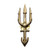 DC Comics Mens Base Metal Aquaman 3D Trident Pin