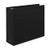 Carstens 4 Inch Heavy Duty 3Ring Binder  Side Opening Black