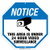 Notice This Area is Under 24 Hour Video Surveillance Sign  11x11  Octagon 040 Rust Free Aluminum  Made in USA  UV Protected and Weatherproof  A90131AL